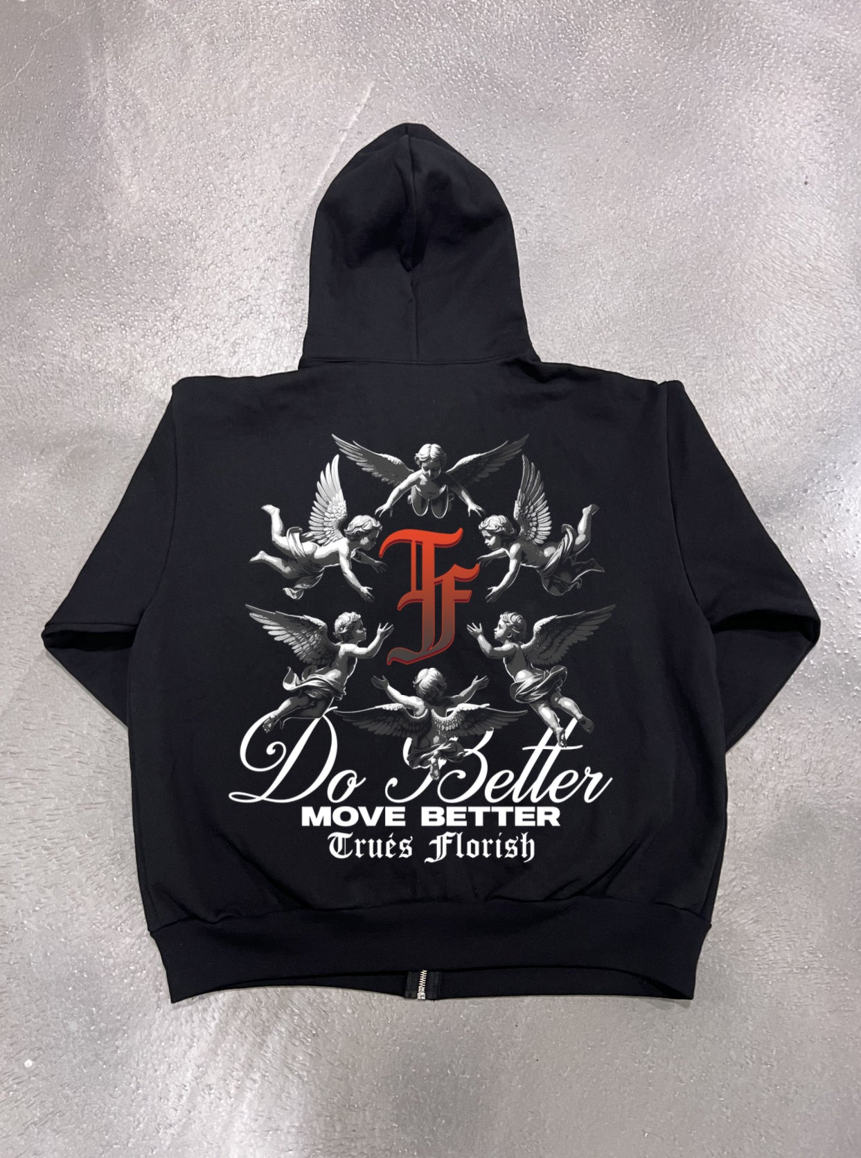 KNOW YOUR WORTH HEAVYWEIGHT ZIP UP HOODIE image 1