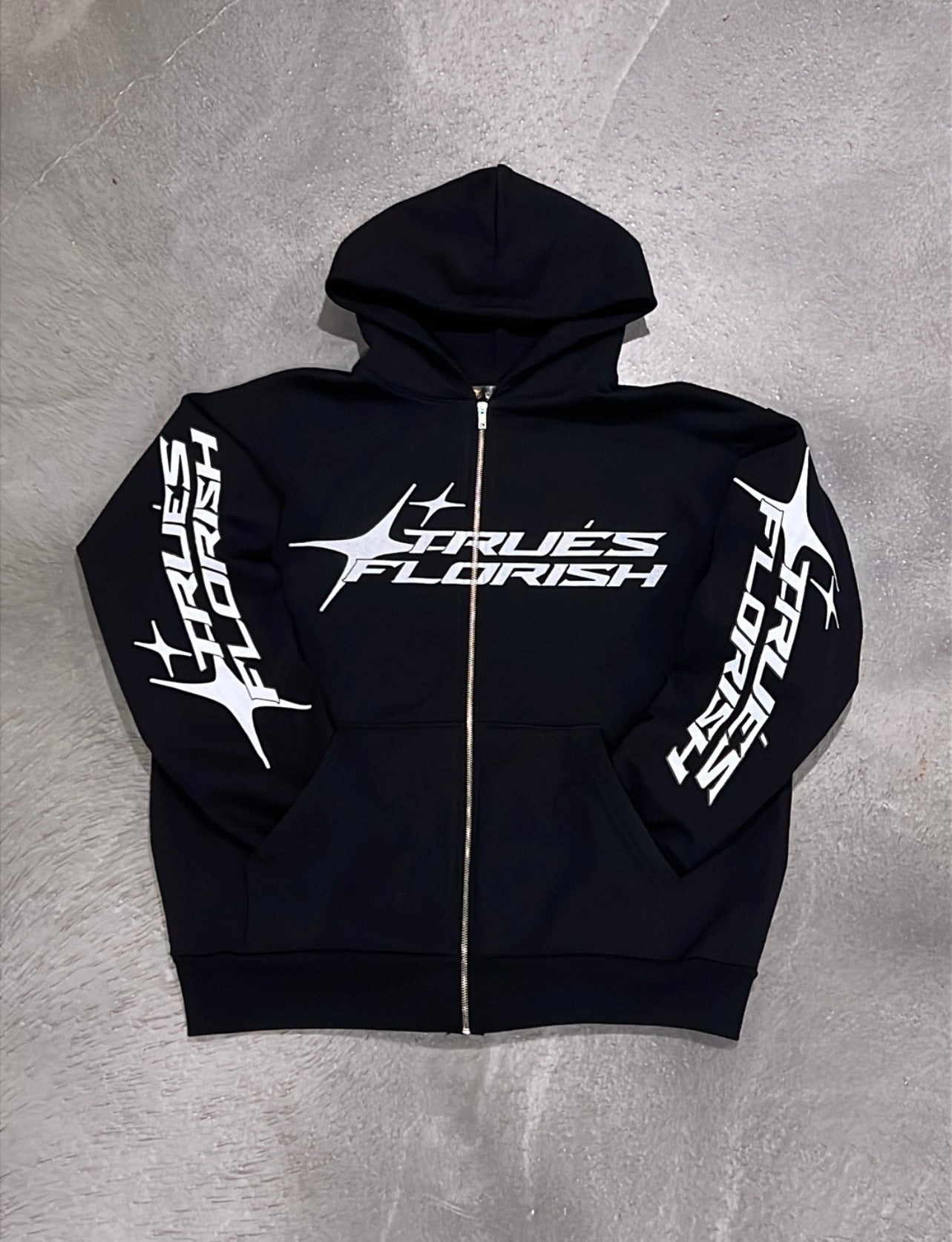 HEAVY WEIGHT STAR ZIP UP HOODIE image 0