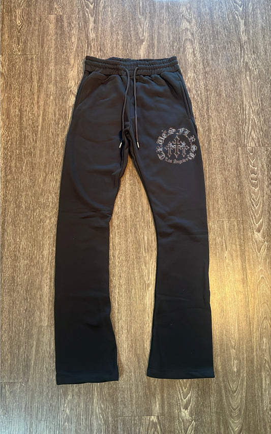 LOS ANGELES CHROME FLARED SWEAT PANTS image 0